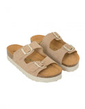 Sandalia Bio AUTENTI 16184 Serraje Topo Plataforma