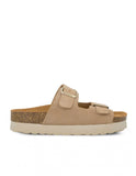Sandalia Bio AUTENTI 16184 Serraje Topo Plataforma