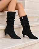 Bota BBUP 2745 Fruncida Negro