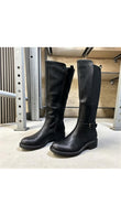 Bota Calzanet DB-5550 Negro Elastico Ancho Especial