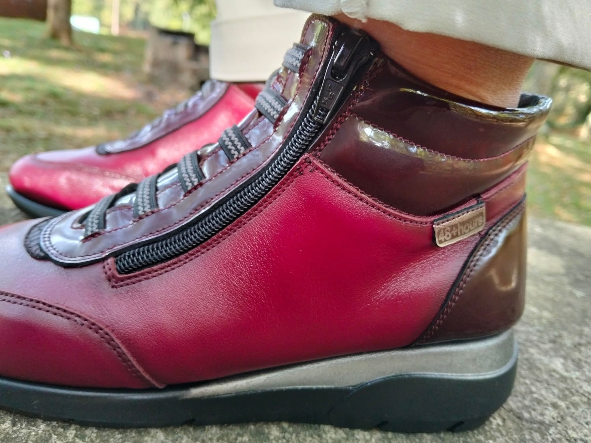 Bota 48 Hours 520710/43 Burdeos Charol