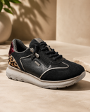 Deportivo Khloe 98003 Negro Piel