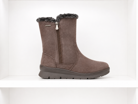 Bota Khloe 99072 Taupe Serraje Impermeable