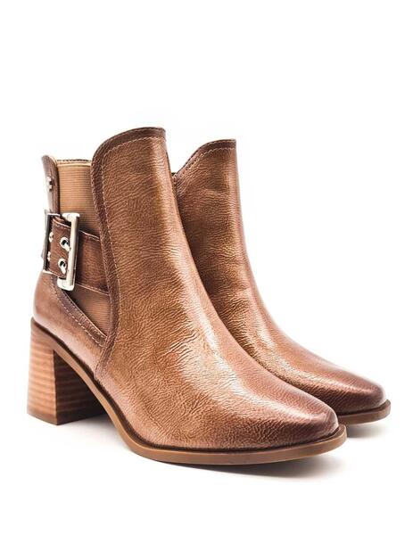 Botin Xti 144315 Beige Charol