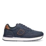Zapatilla Lois 64400 azul marino, vista lateral exterior