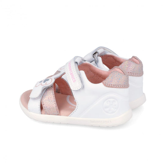 Sandalia BIOMECANICS 262162-B050 BLANCO/ROSA