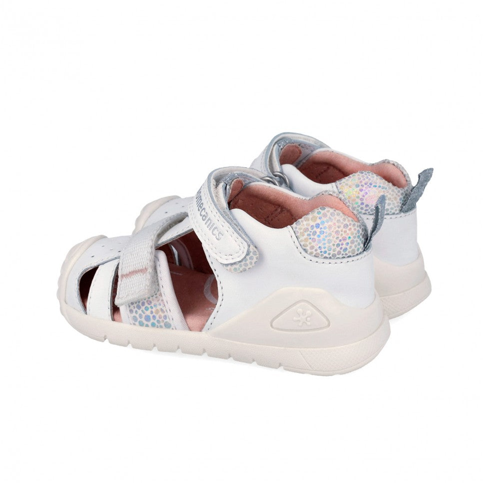 Sandalia BIOMECANICS 262111-B313 BLANCO/PLATA