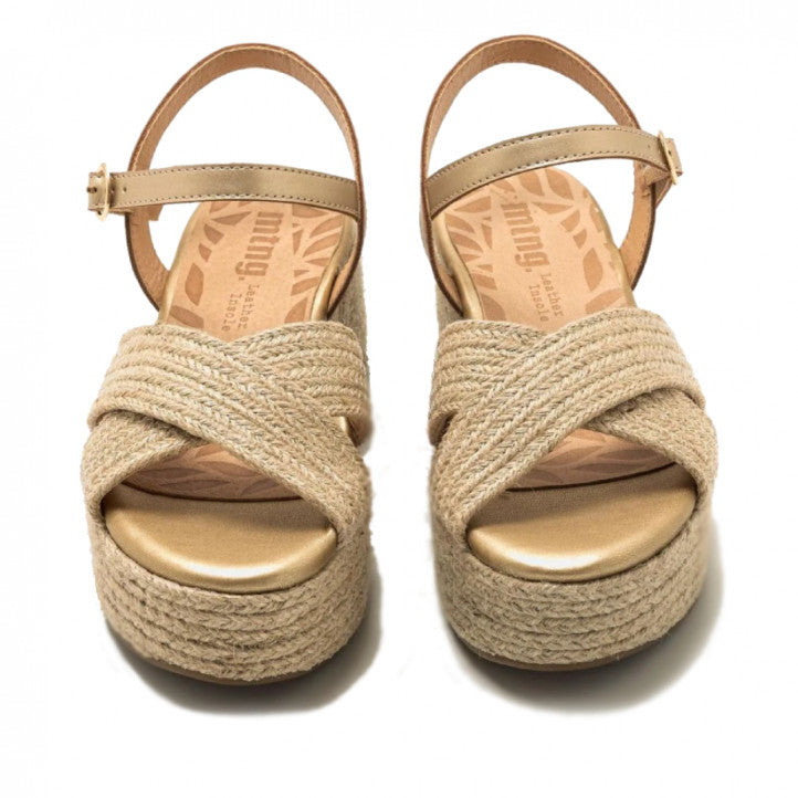 Sandalia Mustang 51924 Beige/Oro