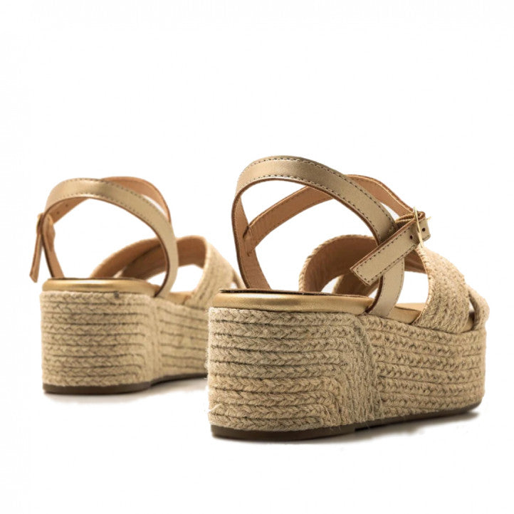 Sandalia Mustang 51924 Beige/Oro