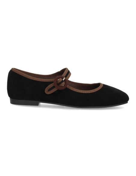 Bailarina Virucci VR6-3511  Negro Pulsera Hebilla