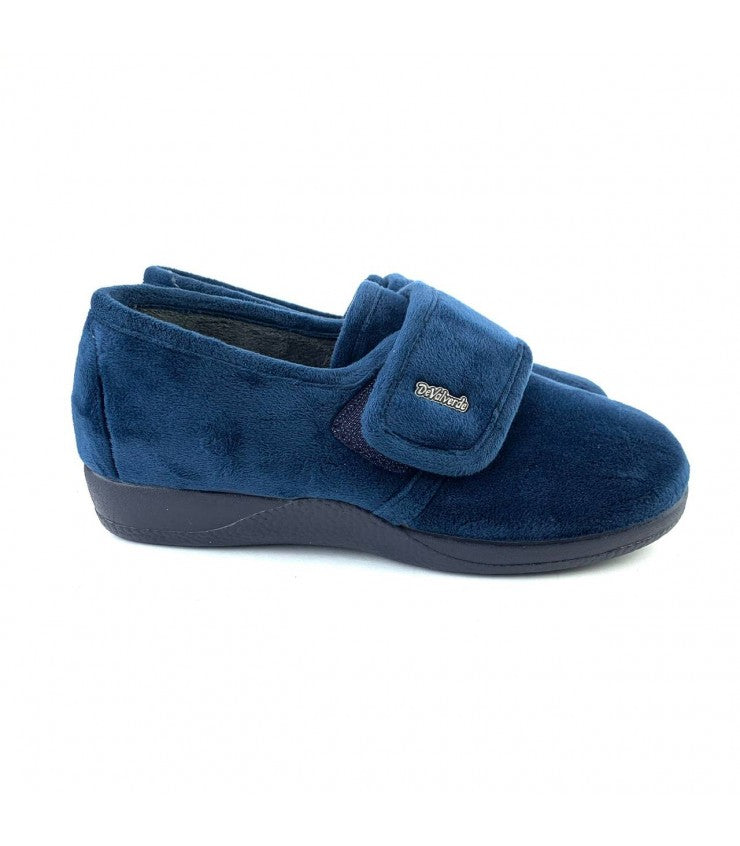 Zapatilla DeValverde 1149 Velcro Marino