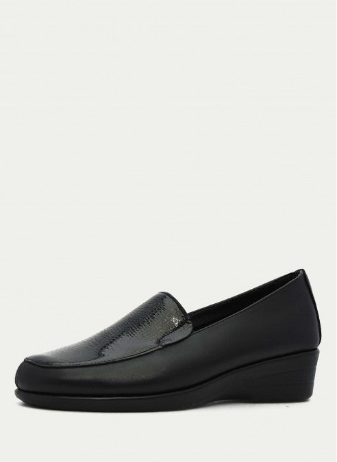 Zapato 620601/02 48 HOURS piel negro serpiente, color negro