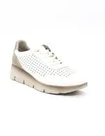 Deportivo KHLOE 184 Blanco Calado Piel